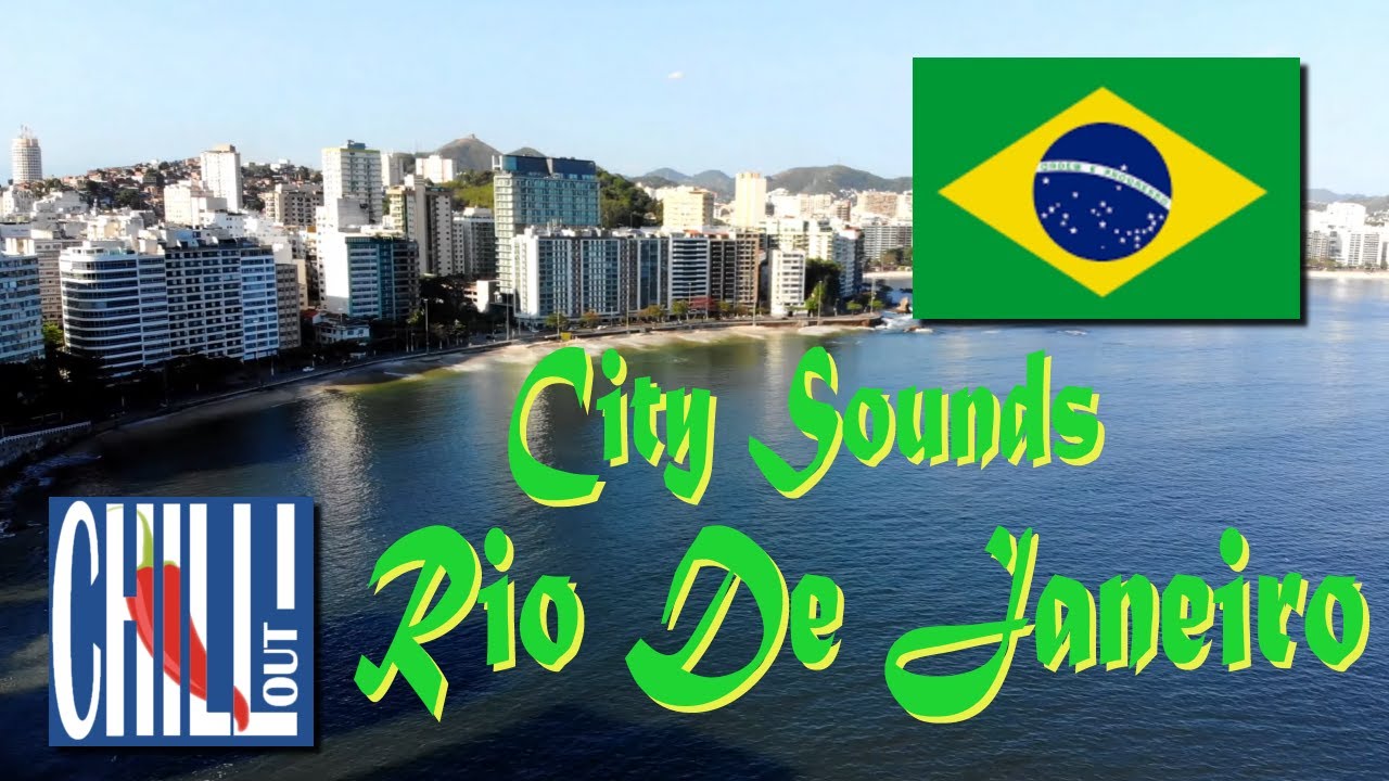 Rio de Janeiro🏝 - 1 Hour of Ambient and City Sounds with a Floating Piano in the Background🎹