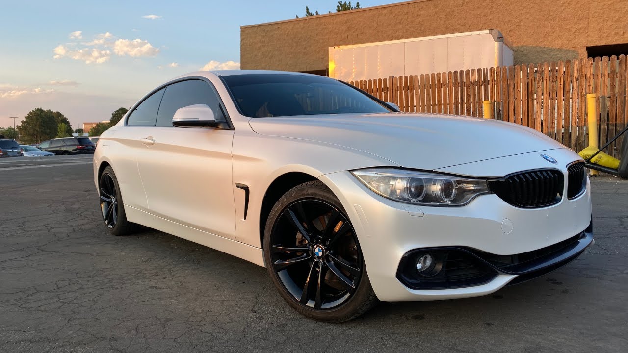 Can a Vinyl Wrap Cover Up Body Damage?? | BMW 428i Vinyl Wrap