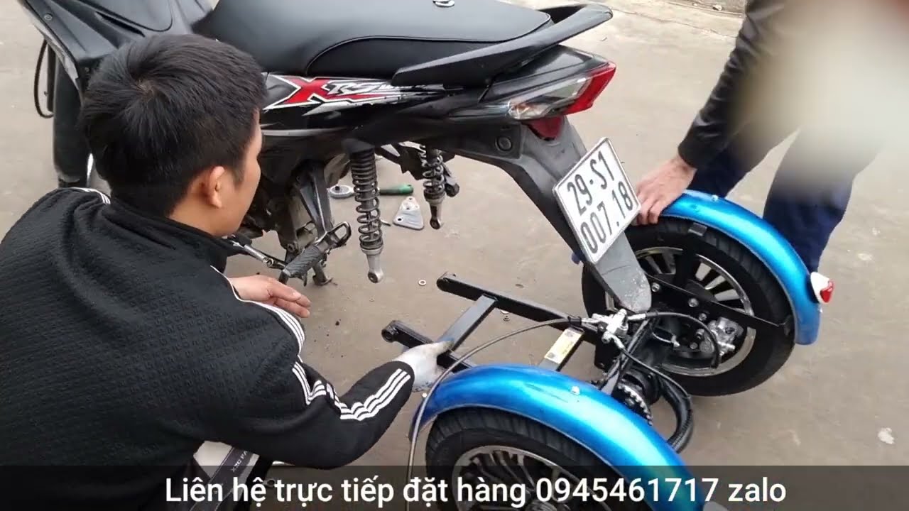 Hướng dẫn Cách lắp càng xe 2 trong 1 dễ dàng nhanh chóng