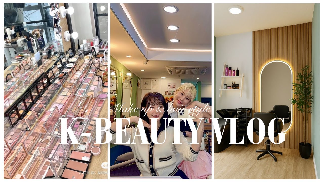 Korean make up & Hair style change💇‍♀️