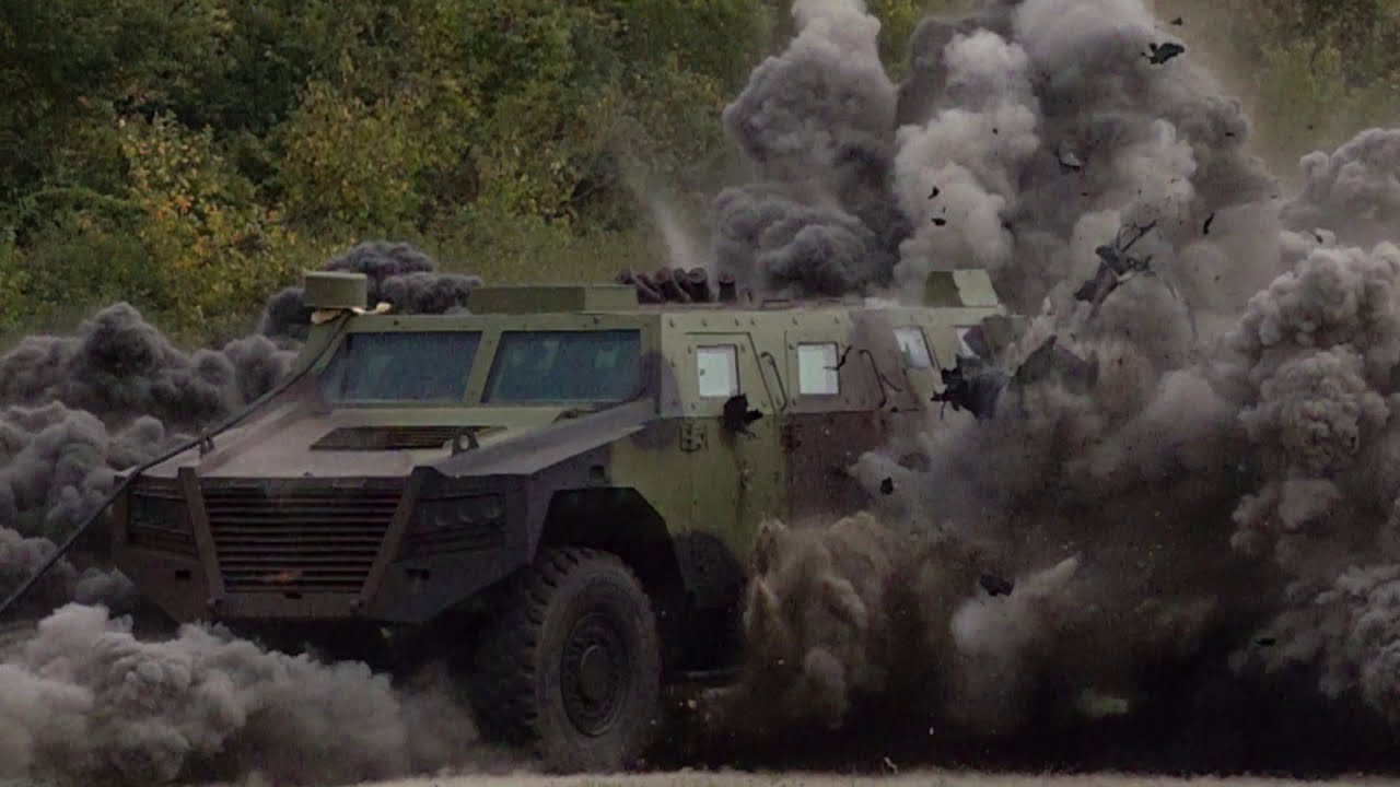 MILOSH 4x4   Armoured vehicle   Simulation land mine
