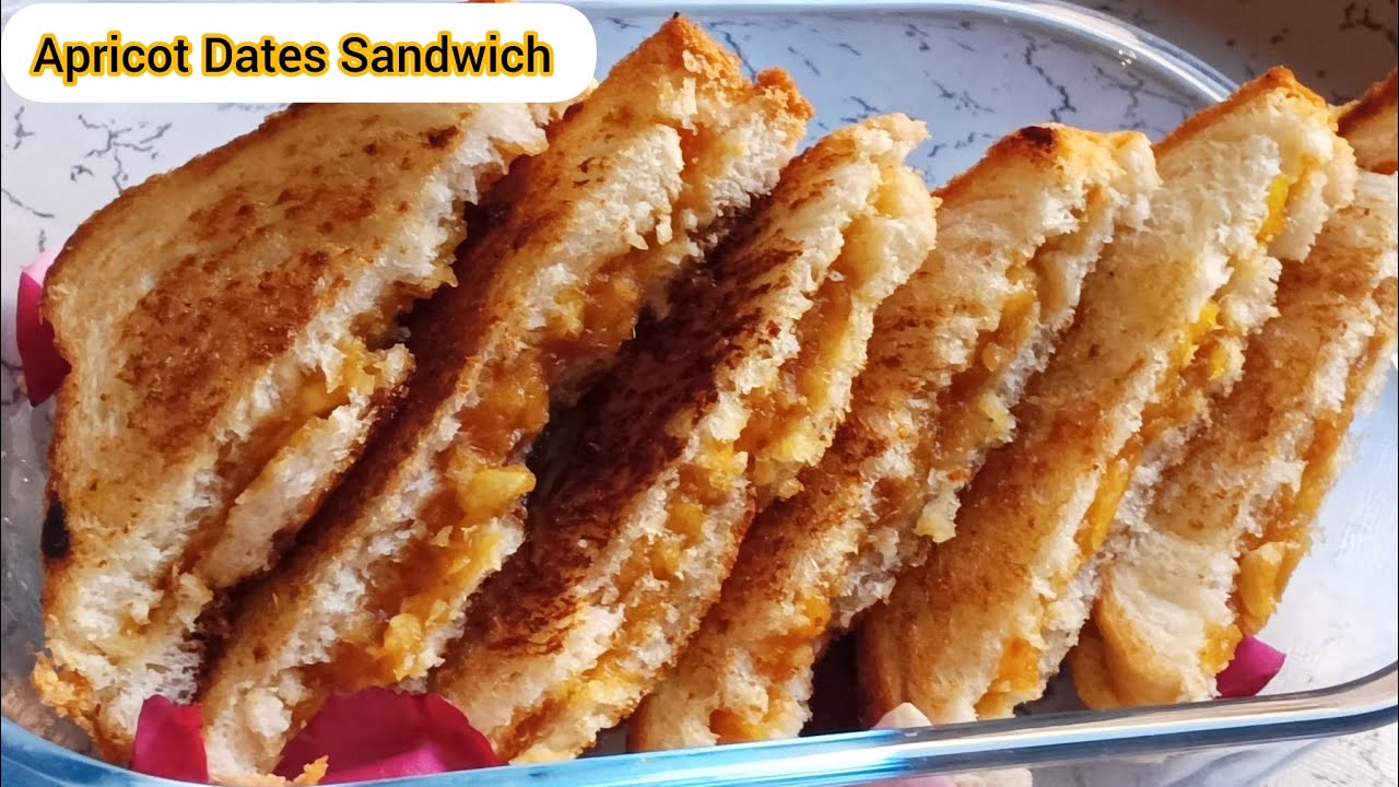 Apricot Sandwich/iftar Special 10minutes Apricot Sandwich/Healthy Sandwich.
