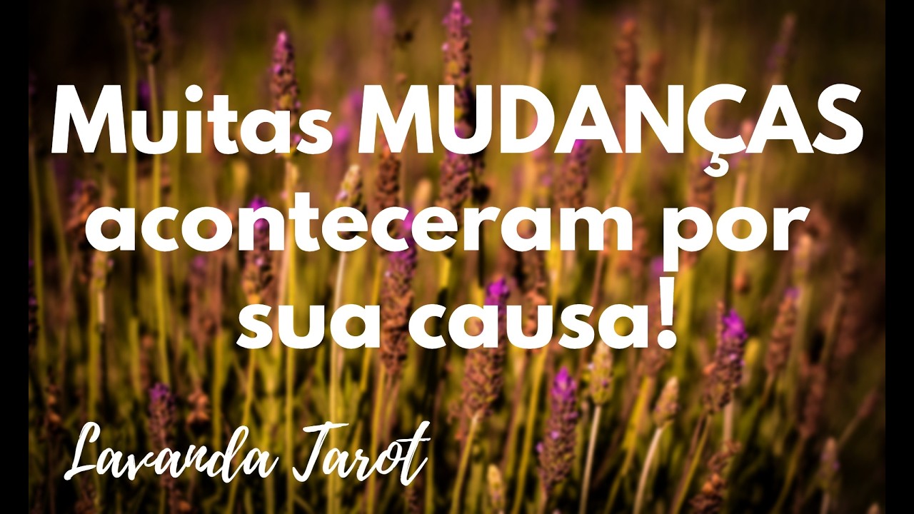 #tarot 💜🪻Muitas MUDANÇAS aconteceram por  sua causa!💜🪻