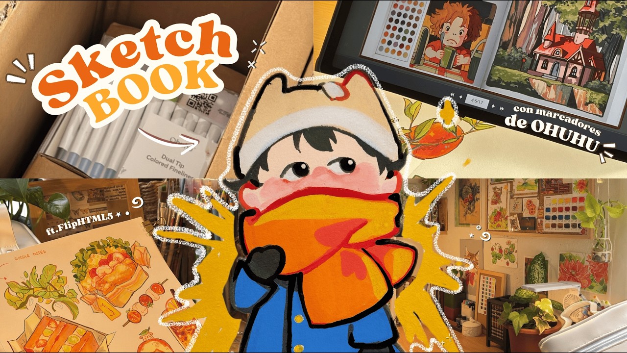 Como EMPEZAR un SKETCHBOOK ✍️ | tradicional & digital l con ohuhuu ✨