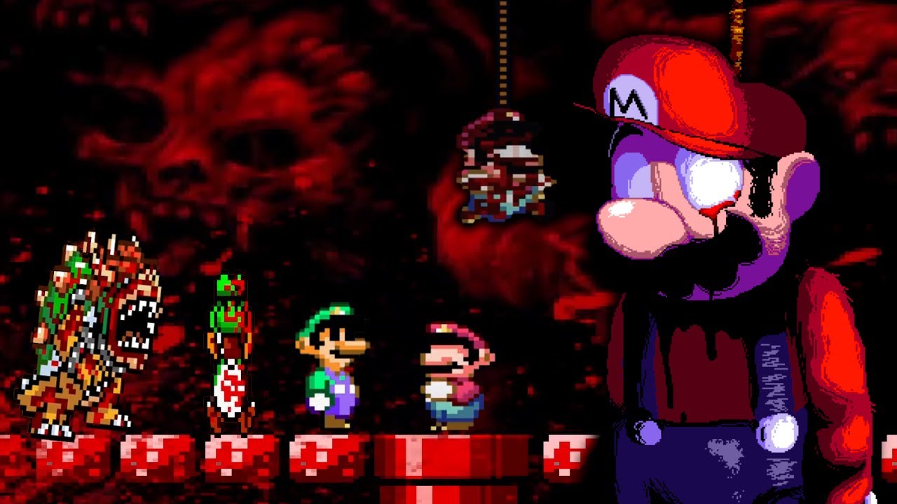 САМАЯ СТРАШНАЯ ИГРА MARIO WORLD.EXE