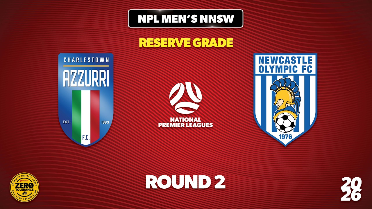 NPL Men's NNSW Reserve Grade Round 2 - Charlestown Azzurri v Newcastle Olympic