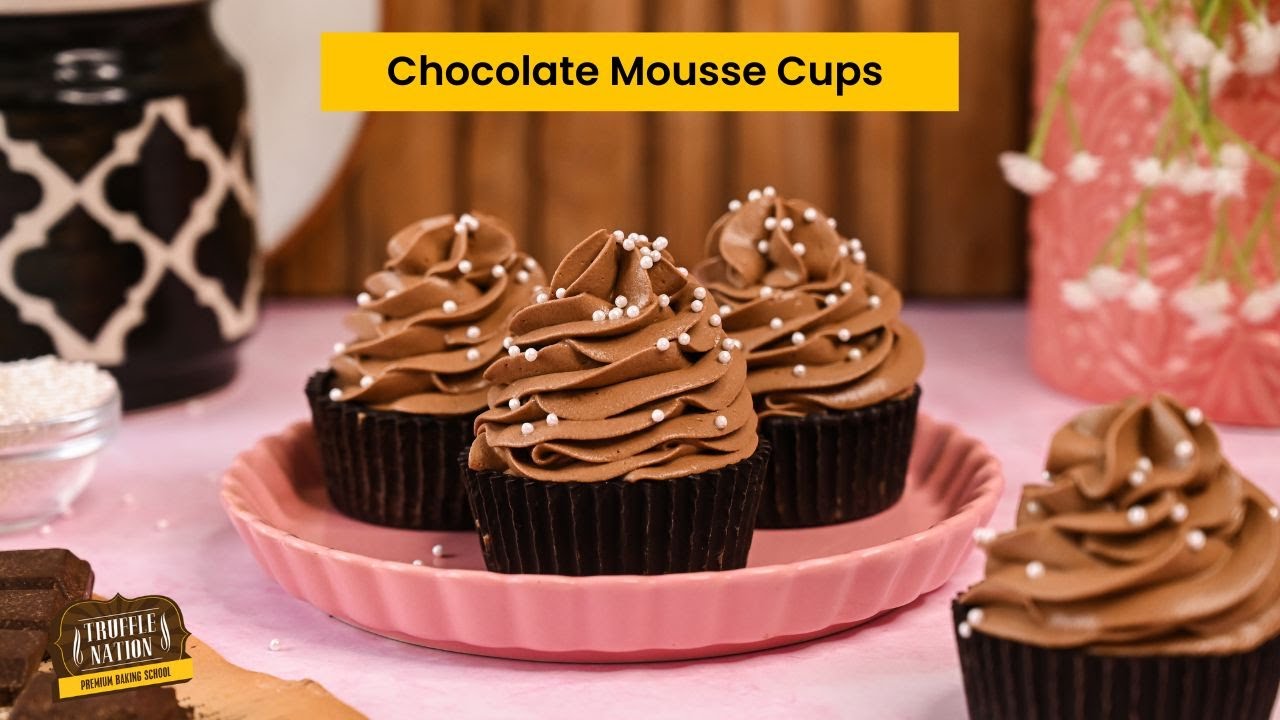 Chocolate Mousse Cup - Easy Dessert Recipe for Festive Season