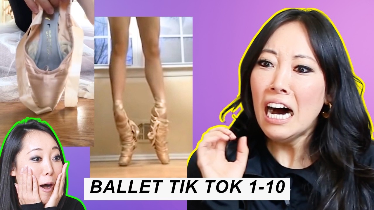 pointe shoe fitter reacts to Ballet Tik Toks 1-10