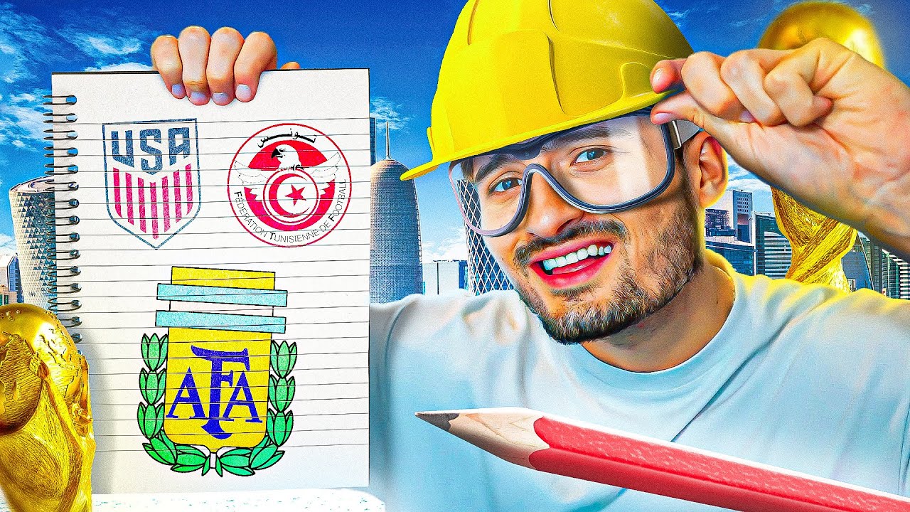 J'ai refait les logos MOCHES de la COUPE DU MONDE.