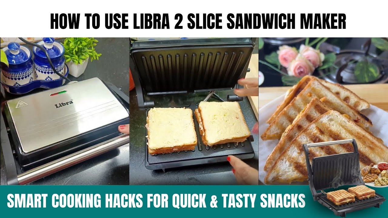 Make CRISPY Sandwiches at Home | Libra 2 Slice Sandwich Maker #libra #sandwich #cooking #easyrecipe