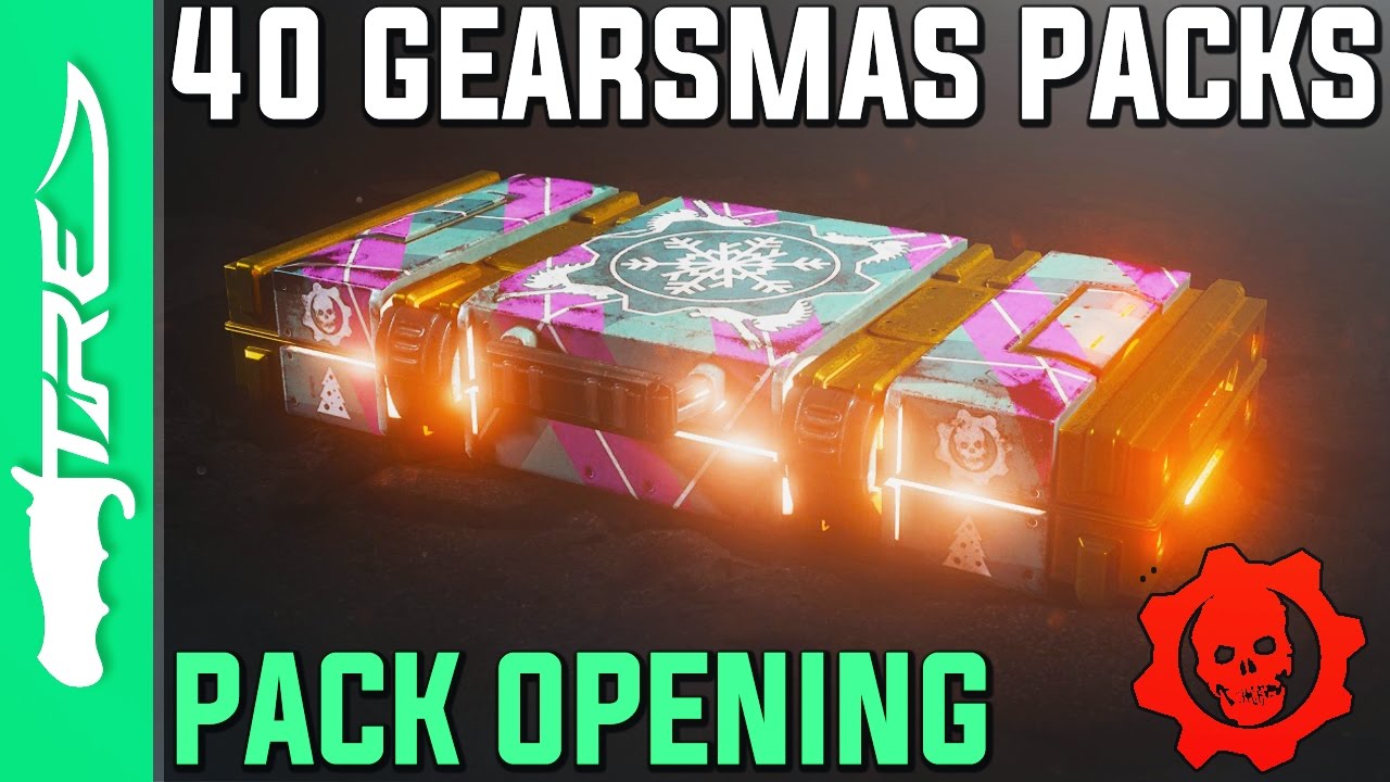 GEARS OF WAR 4 GEARSMAS! - Gears of War 4 Gear Packs Opening - 40 GEARSMAS PACKS (Gear Packs)