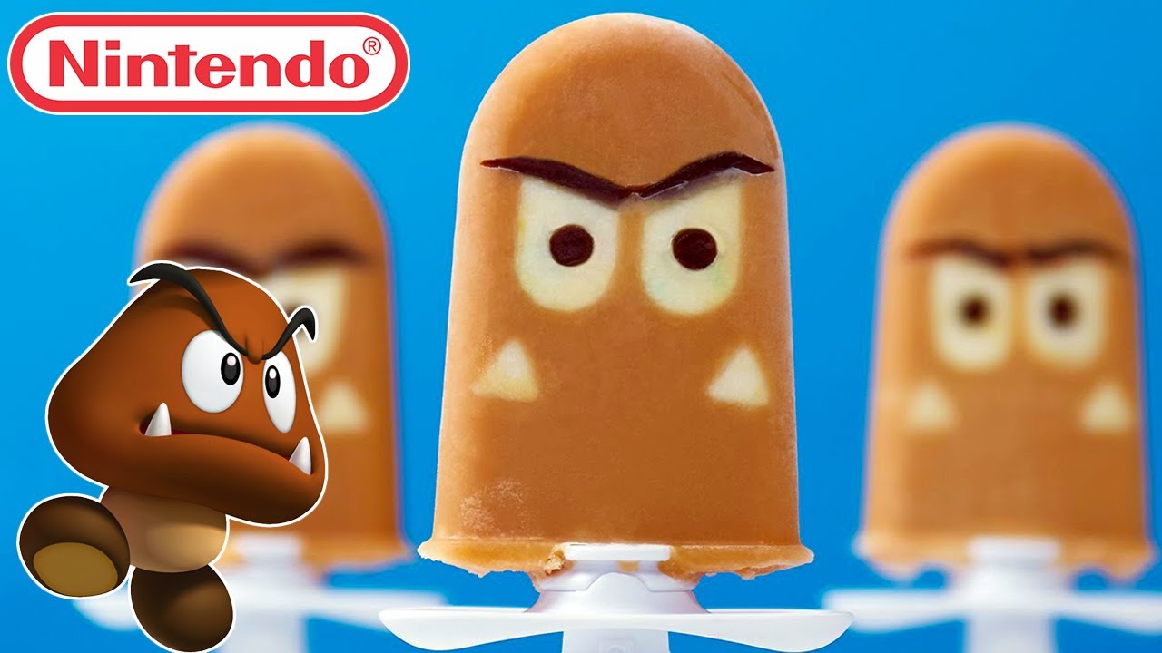 SUPER MARIO GOOMBA POPSICLES - NERDY NUMMIES