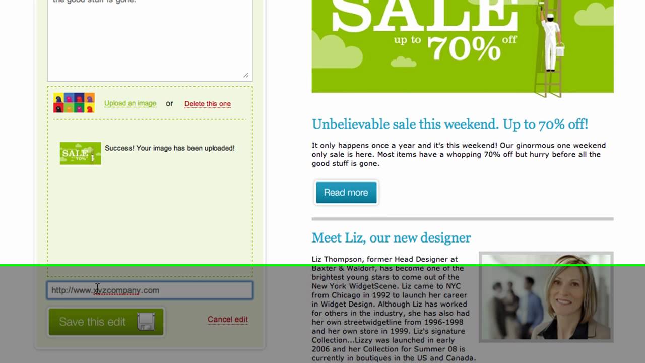 Design an E-zine with no technical skills in just 60 seconds.