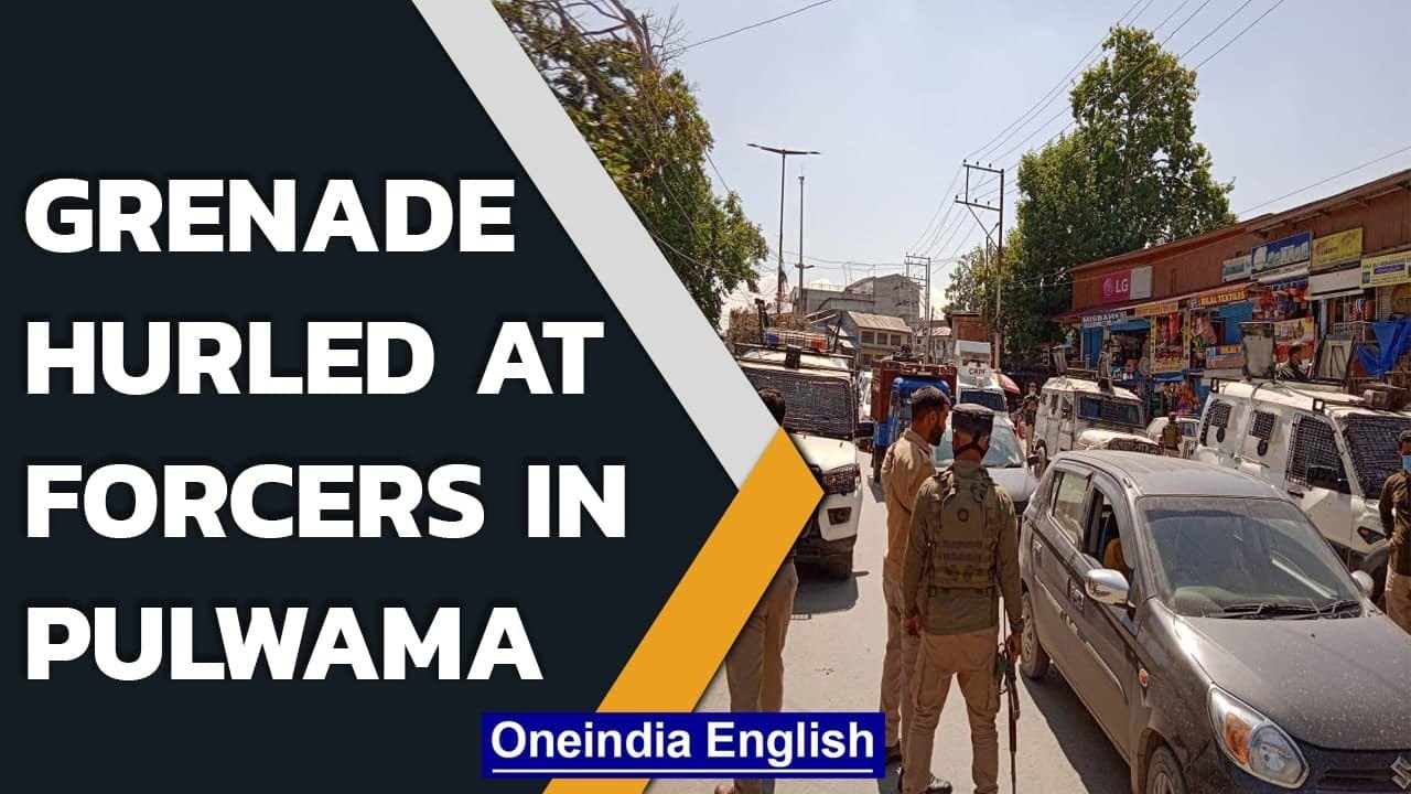 Terrorist hurled grenade at security forces in Pulwama | Oneindia News