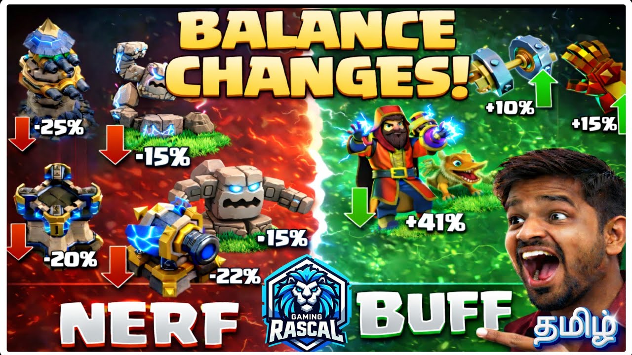 Clash of Clans BALANCE UPDATE 🔥 Buffs & Nerfs Explained