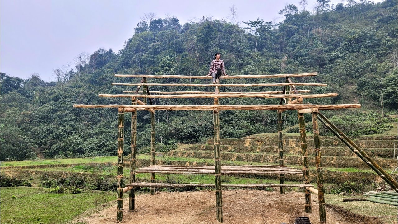 How to Make 2 Floor Bamboo House & Build, Shelter | Linh's Life