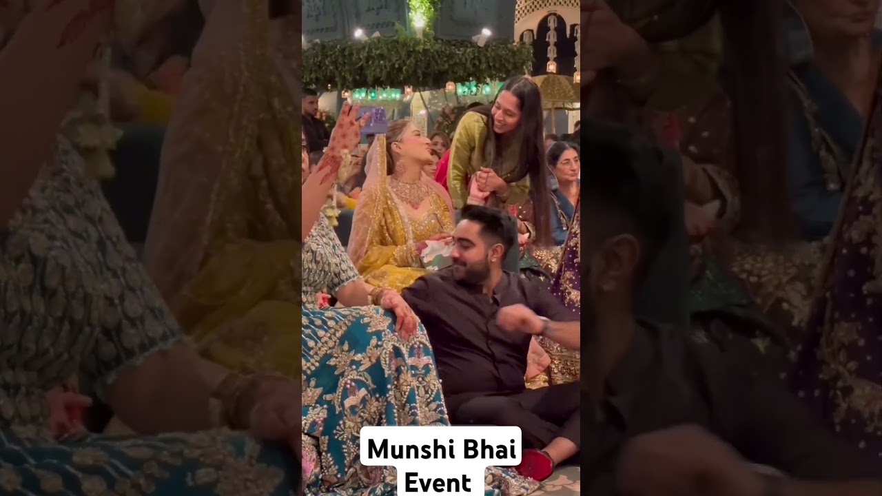 Hira & Arsal Chaudhary Mehndi Event Dance performance part (8)#munshibhaievent #wedding #event