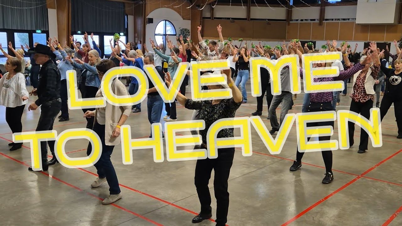 LOVE ME TO HEAVEN Line dance à Pélissanne le 7 décembre 2025.