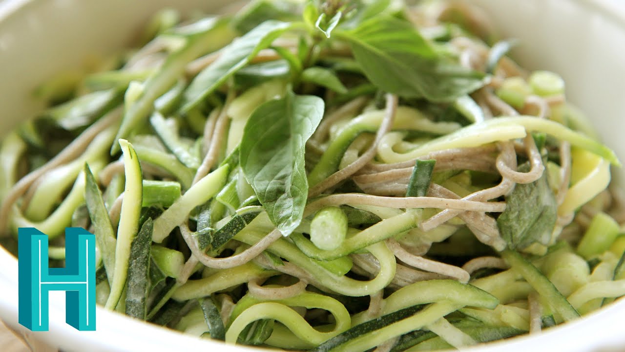 How to Make Zoodles Coconut Noodles |  Hilah Cooking