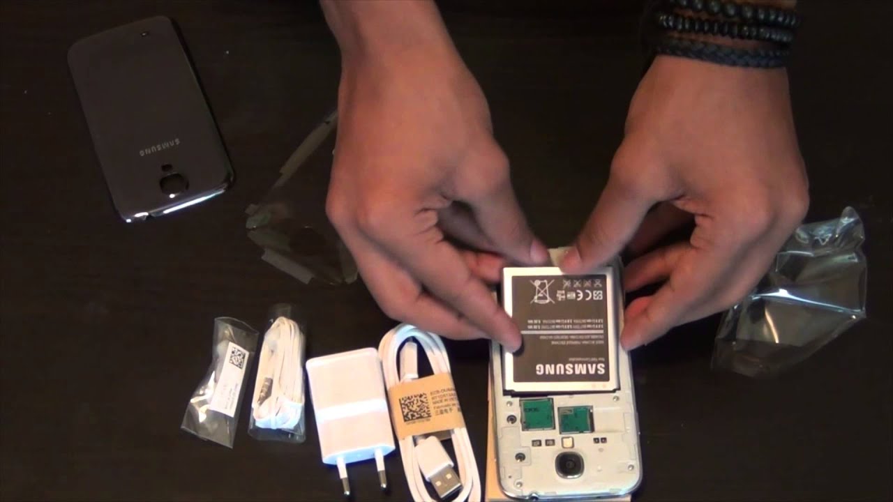 Samsung Galaxy S4 4G LTE i9505 | Unboxing & Setup