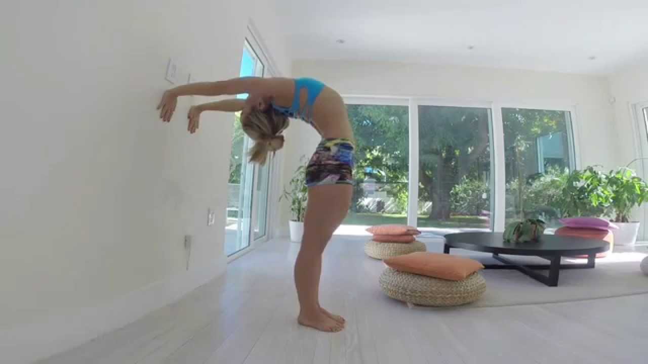 Yoga Wall Backbending Demo with Kino