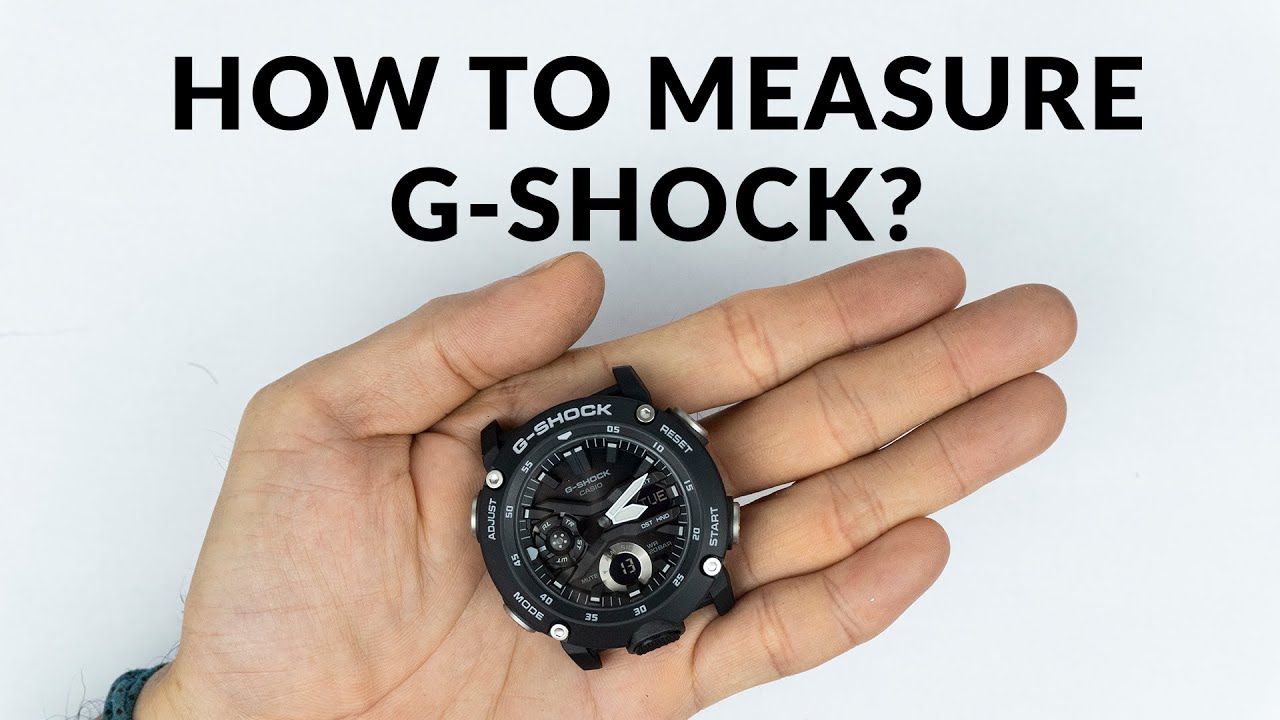 Casio G-Shock | How to measure the dimensions?