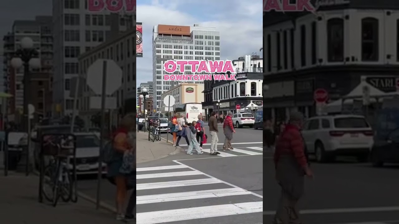Ottawa 4K Walk Downtown Canada 🇨🇦