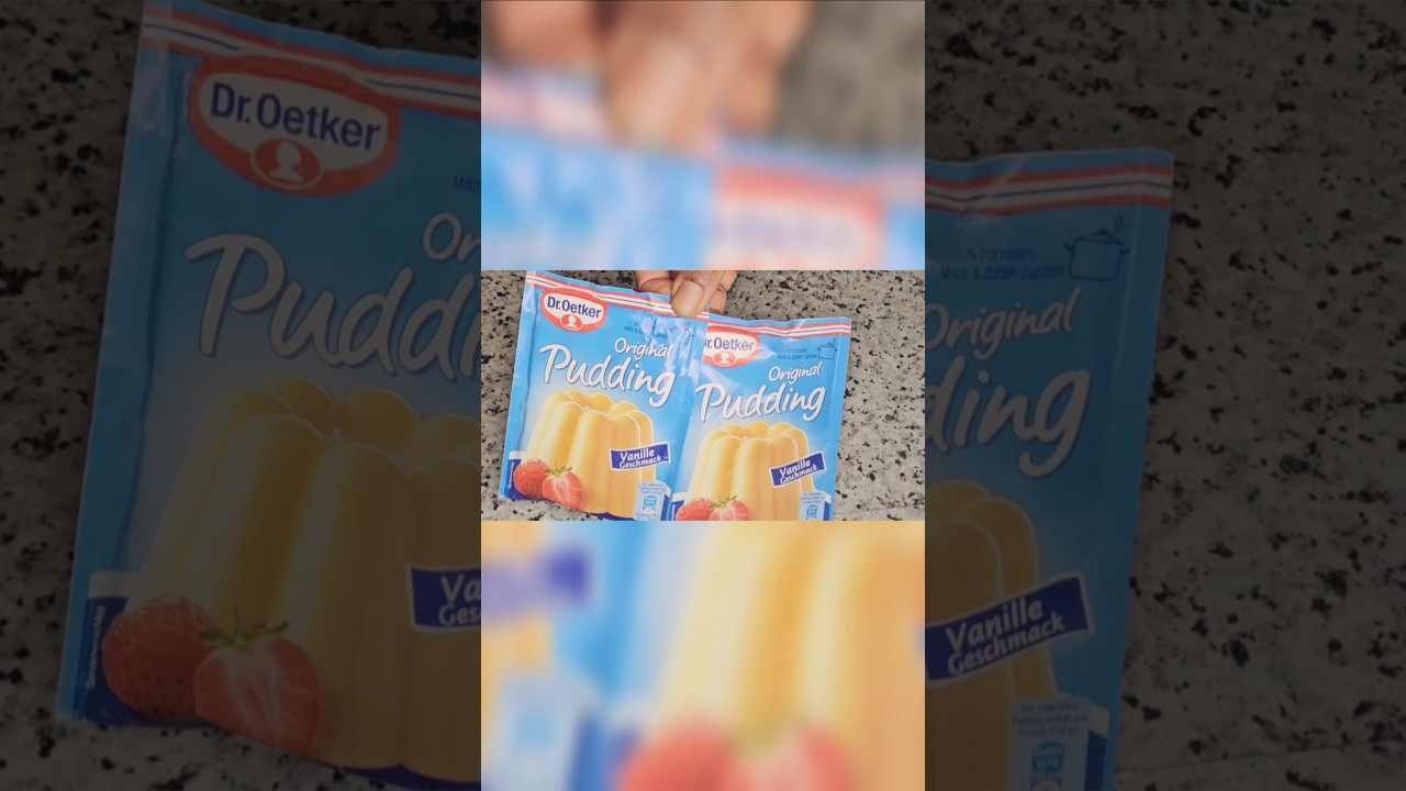 Dr. Oetker Pudding Recipe 🍮