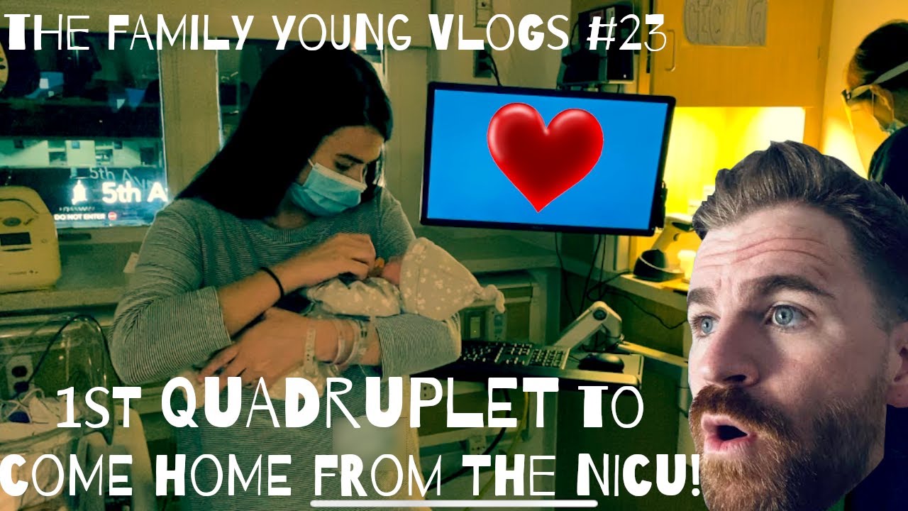 1st QUADRUPLET comes HOME from the NICU! | TFYV #23