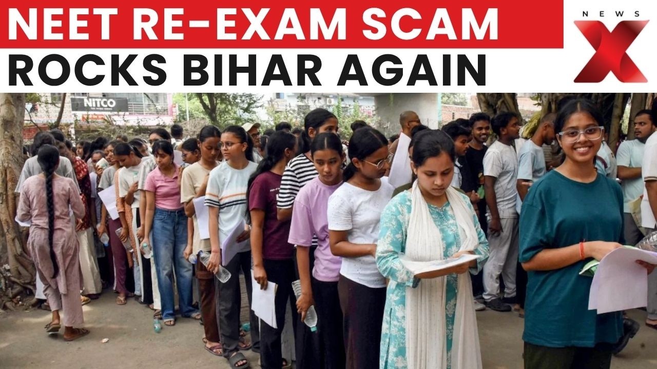 NEET Re-Exam Scam: 9 Paper Solvers Detained in Bihar, Biometric Team Under Lens | NewsX