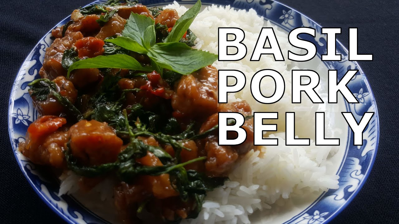 Basil pork belly 2020 #gingerlim