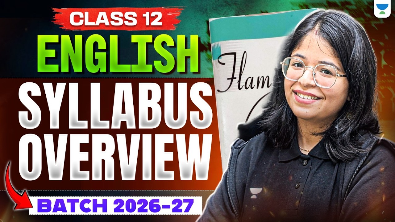 Class 12 English Syllabus 2026-27 | CBSE Class 12 Official Board Syllabus | CBSE Boards 2026-27
