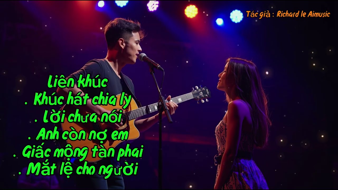 LIÊN KHÚC 5 CA KHÚC - Lãng mạn - nhẹ nhàng by Richard le Aimusic 