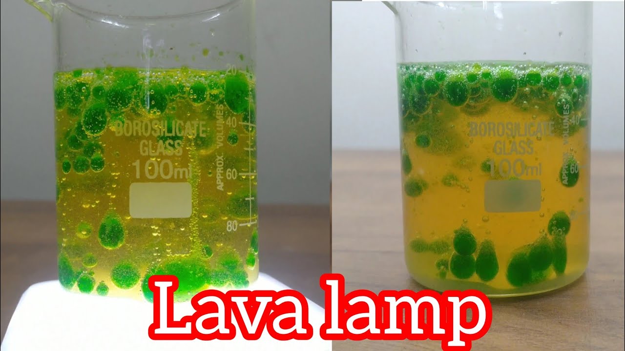 घर पर लावा लैंप कैसे बनाएं। How to Make a Lava Lamp at Home