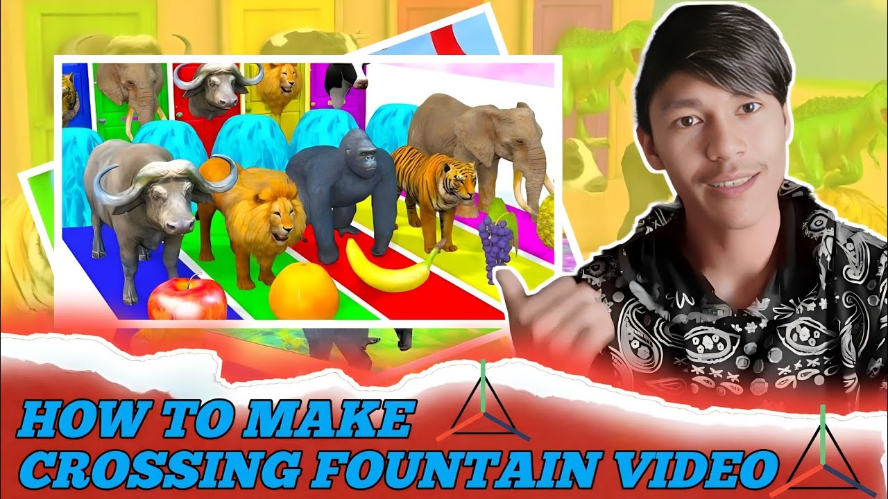 Как сделать видео Crossing Fountain в Prisma 3D / Видео Crossing Fountain kaise banaya, полное оп...