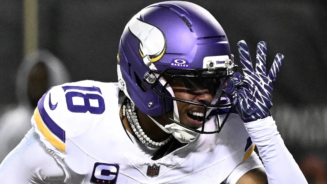 Justin Jefferson Rare High Quality Clips for Edits! (Minnesota Vikings Wks 1-5)(Upscaled With Topaz)