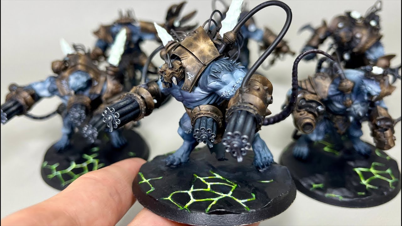 LIVE airbrush & brush Painting Warhammer miniature -  Real-Time Painting Session + Q&A