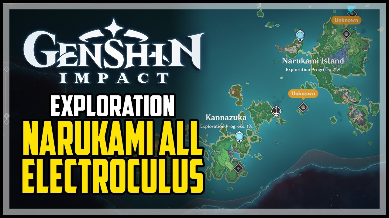 Narukami Island All Electroculus Locations Genshin Impact