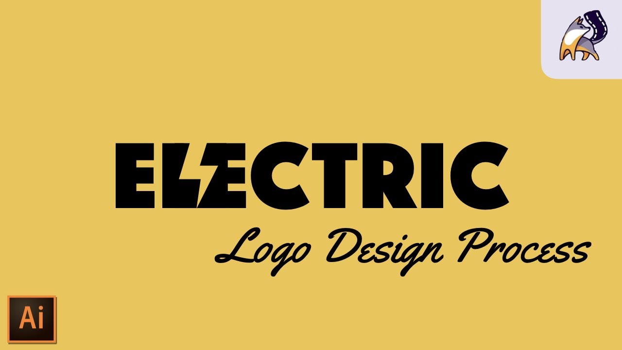 Electric Logo Design - Adobe Illustrator Tutorial - Logo Idea