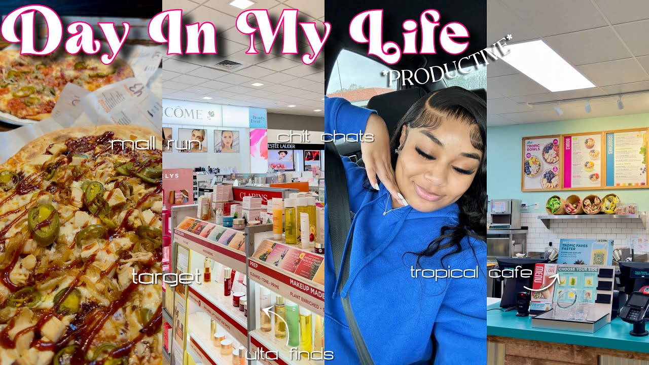 Productive Day In My Life | target pick-ups, ulta finds, tropical smoothie, out to eat + more