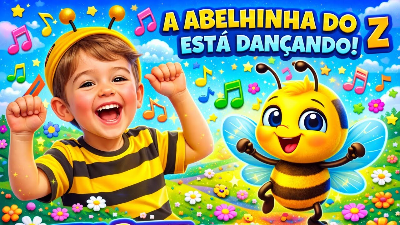 A Abelhinha do Z Está Dançando! Vem BZZZ com a Gente! 🐝