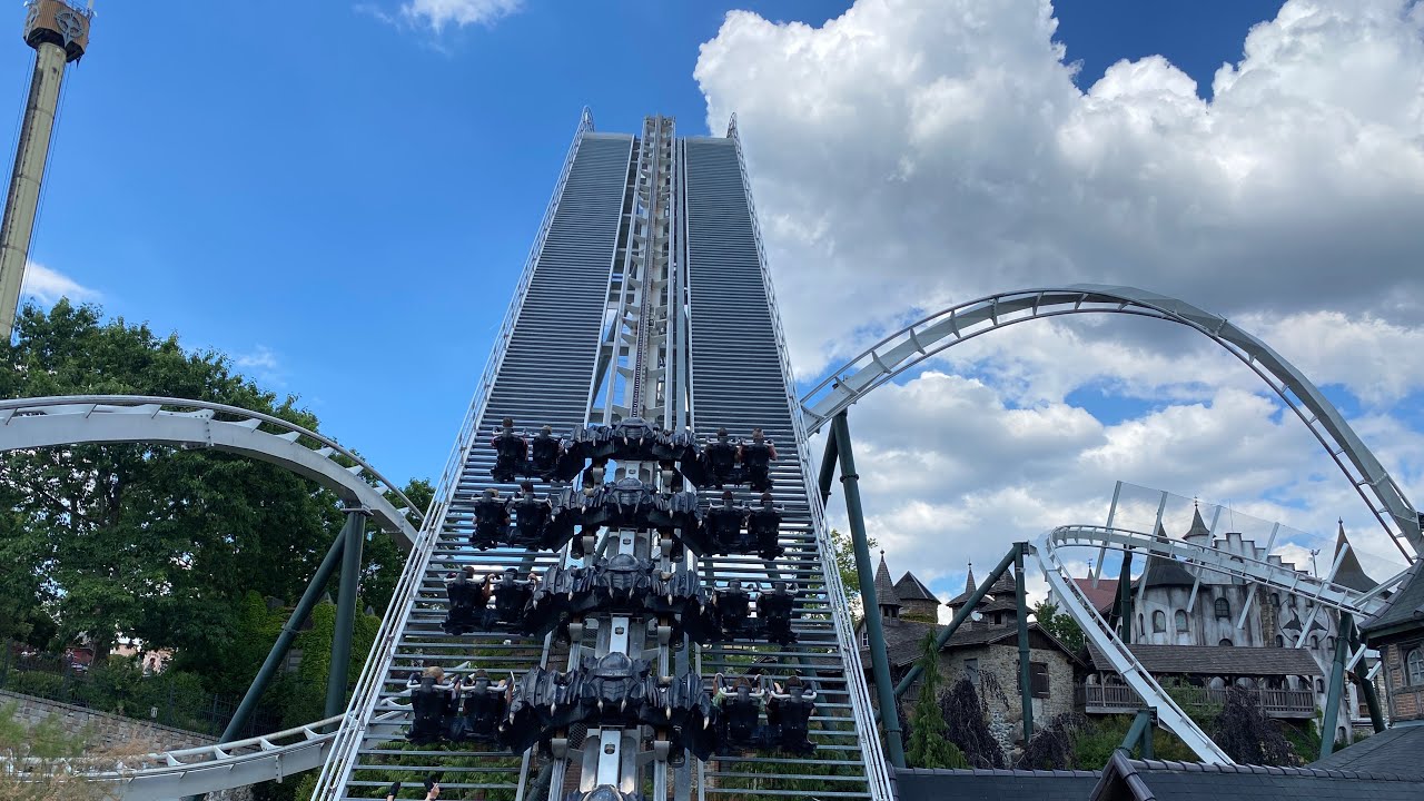 Flug Der Dämonen Off Ride / Queue Line POV | Heide Park