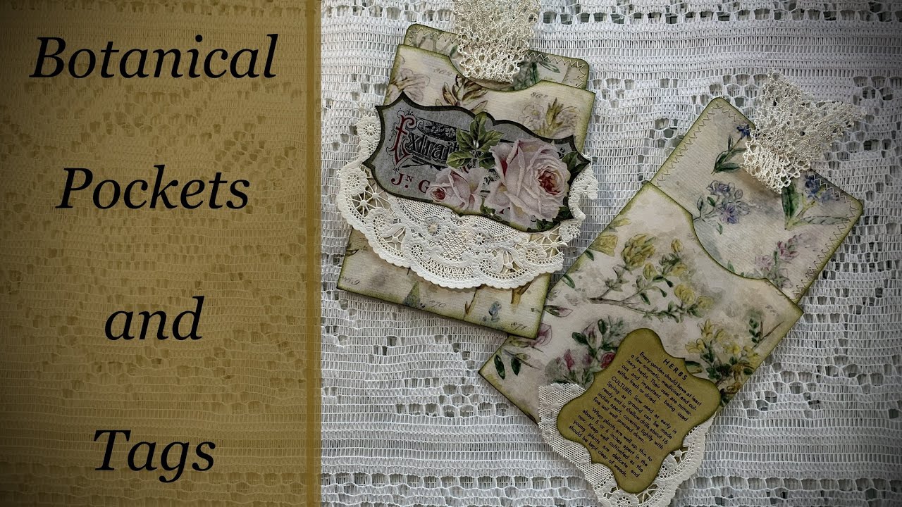 Creating with Digital Patterned Paper ~ Pockets & Tags