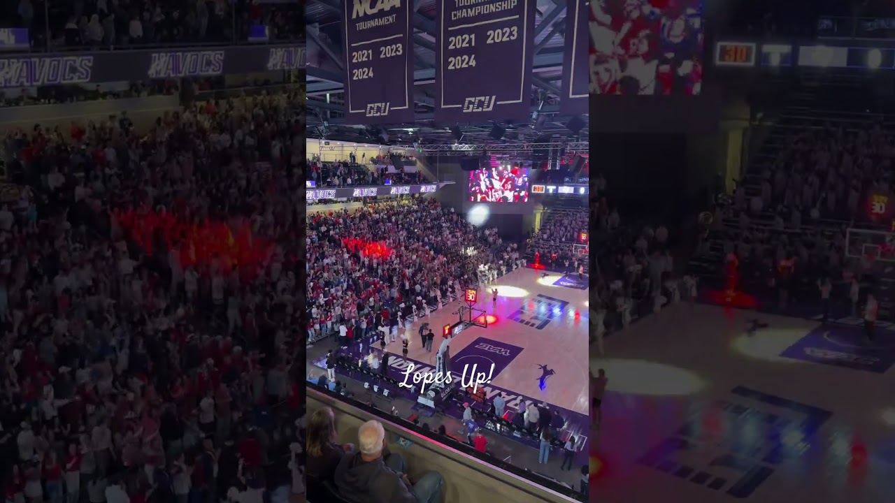 One of the most hype student sections in college basketball! @gcu #lopesup