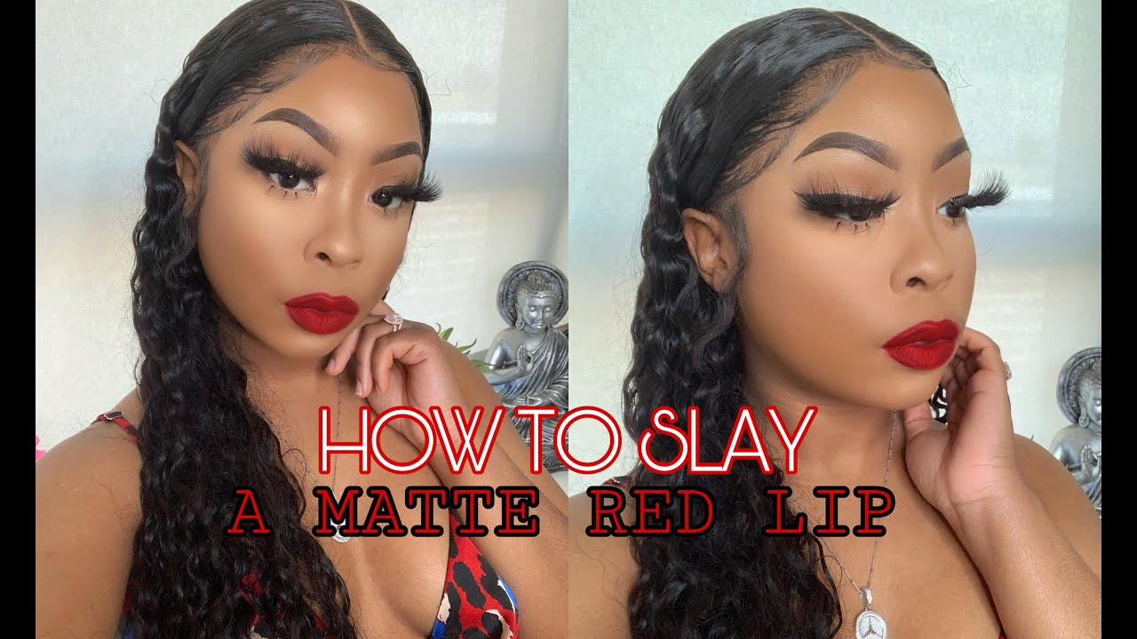 How To Slay A Matte Red Lip | Makeup Tutorial