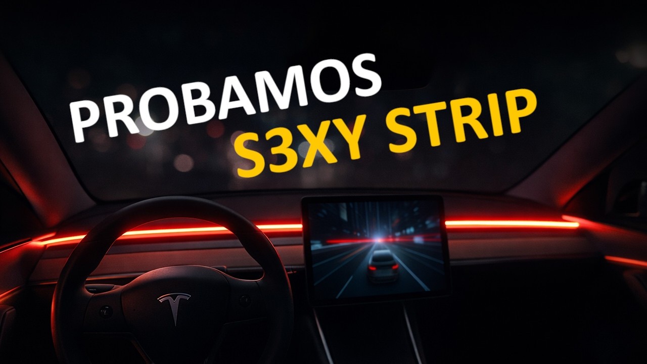 S3xy Strip Luz Led Para Interior de Tesla M3/MY