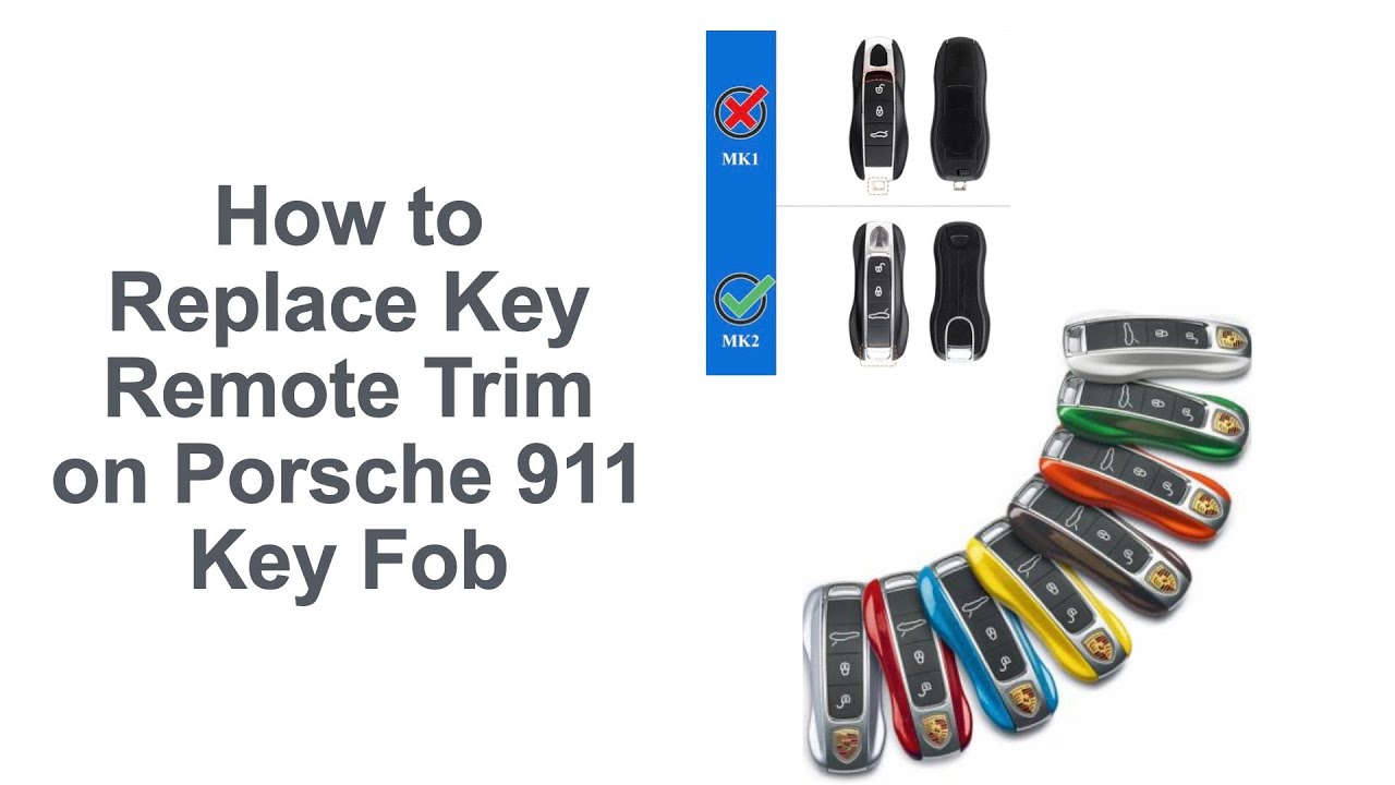 How to Replace Key Remote Trim on Porsche 911Key Fob
