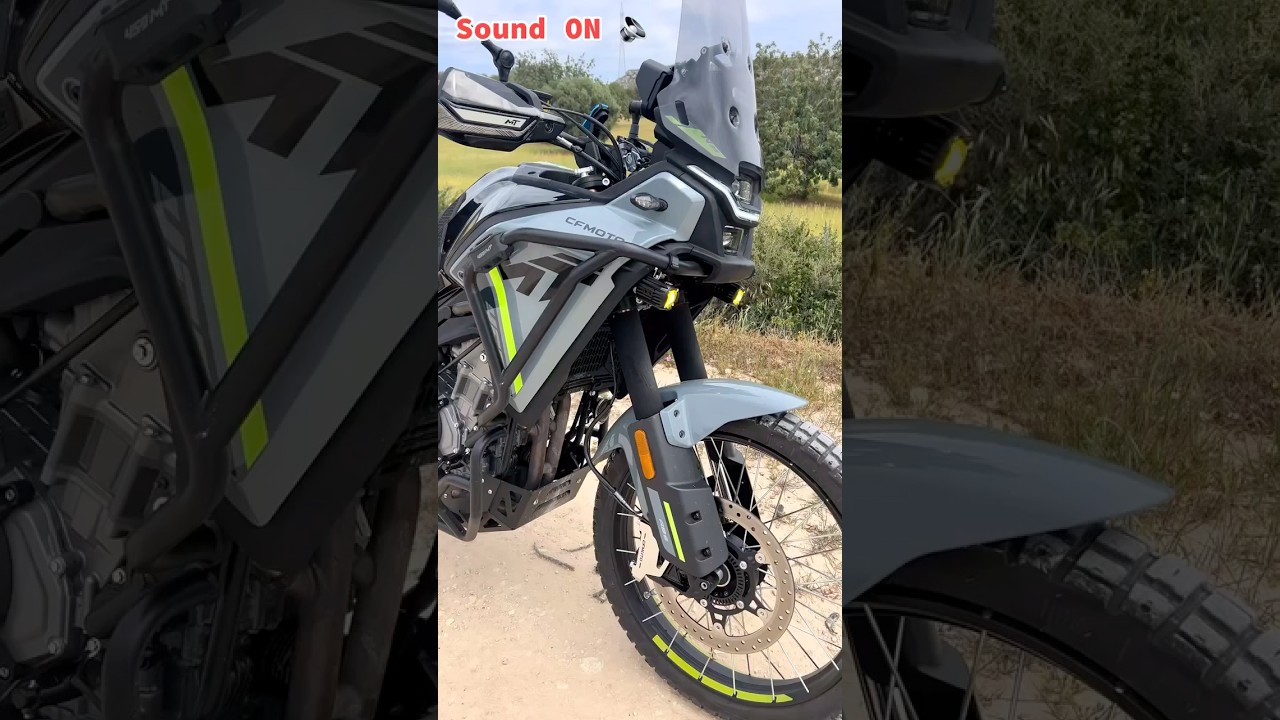 CFMoto 450 MT raw sound on with top box #bike #450mt #cfmoto #adventuremotorcycle #motor #bikelife
