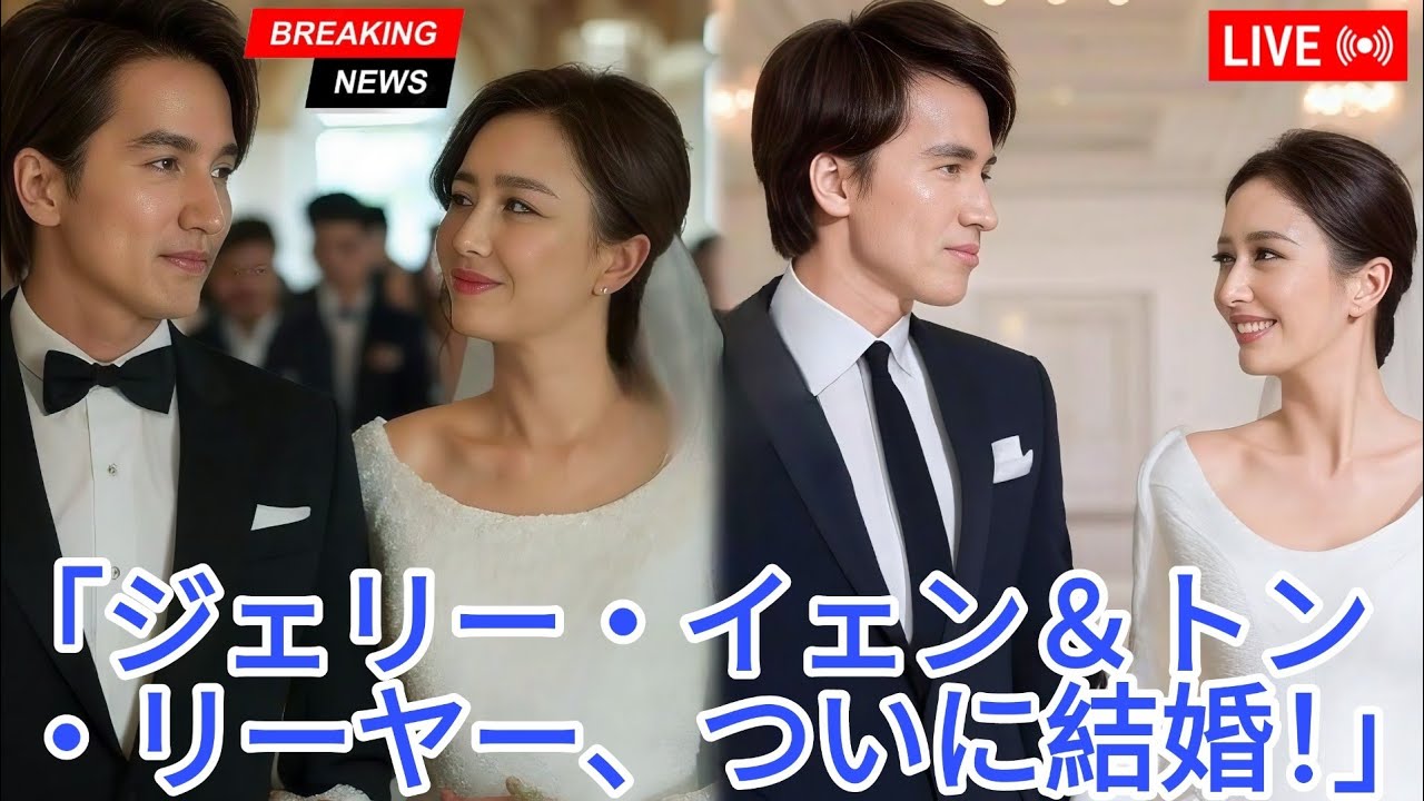 おめでとうございます！ジェリー・イェンとトン・リーヤの結婚式！