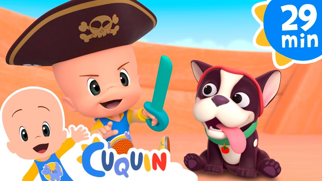 Buscando el Tesoro del pirata y más canciones y episodios de Cuquín